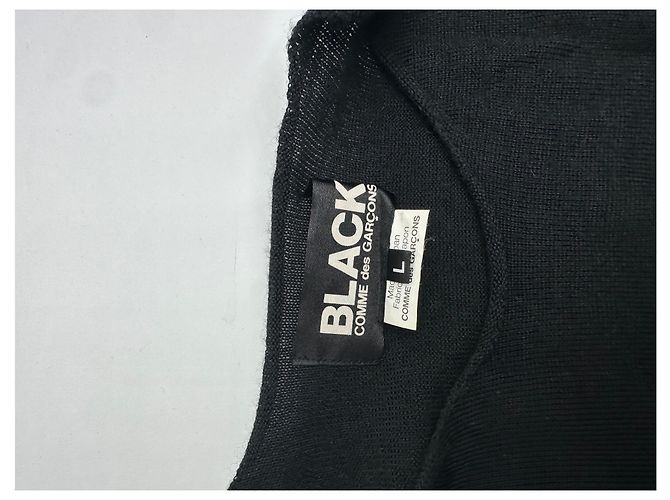 Comme Des Garcons Vintage Comme Des Garçons Wollpullover schwarz-weiß M - Ansicht 7