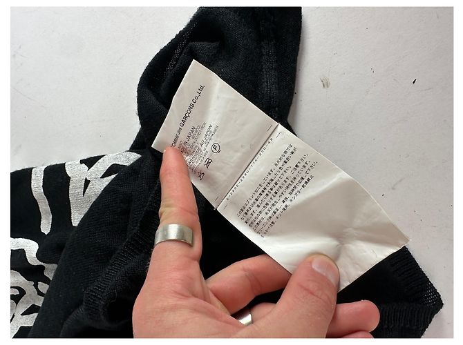 Comme Des Garcons Vintage Comme Des Garçons Wollpullover schwarz-weiß M - Ansicht 9