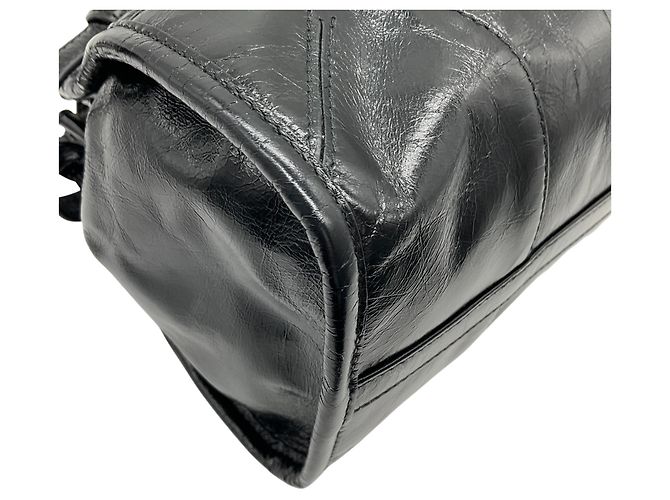 Borsa a spalla media Bonnie in pelle nera Prada Nero - vista 5