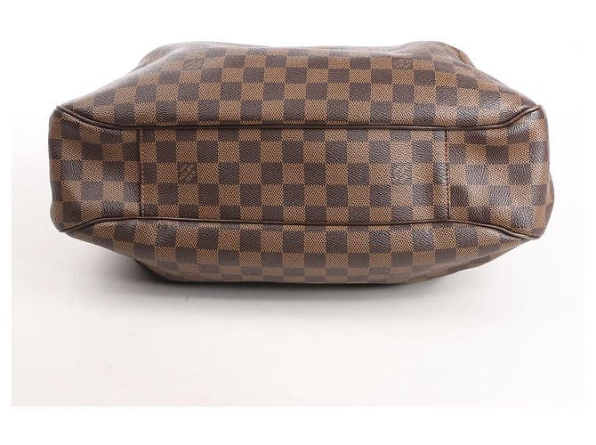 Borsa a Spalla Louis Vuitton Evora MM Damier Ebene 2Way in Marrone Rosso - vista 7