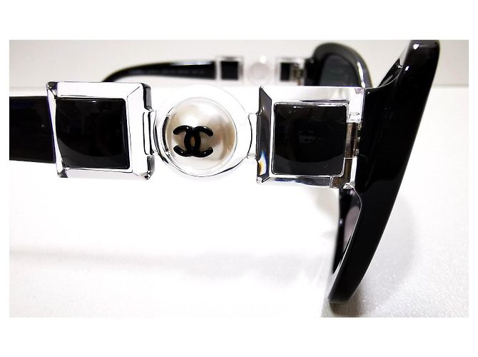 Gafas de sol Chanel Cat Eyes negras - 5445-H c.501/S4 - ¡Raro! Negro - vista 14