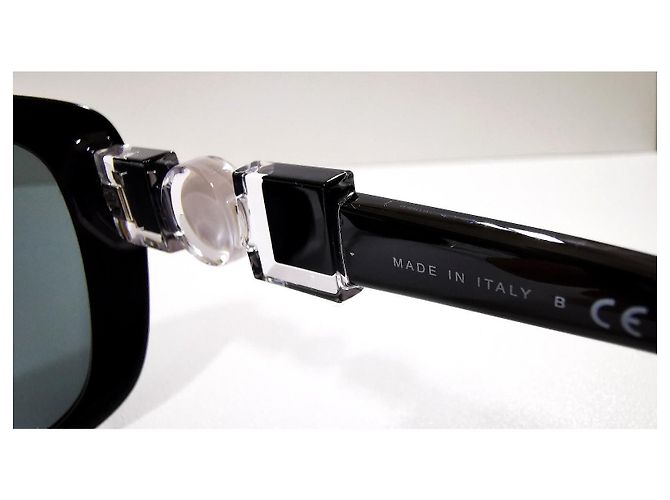 Gafas de sol Chanel Cat Eyes negras - 5445-H c.501/S4 - ¡Raro! Negro - vista 18