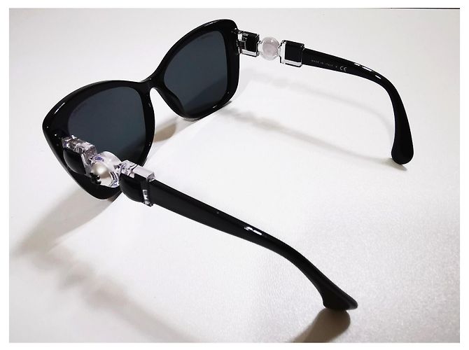 Gafas de sol Chanel Cat Eyes negras - 5445-H c.501/S4 - ¡Raro! Negro - vista 5
