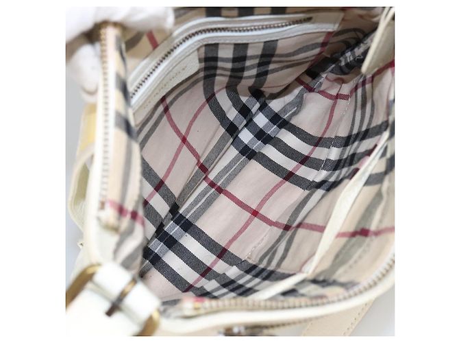 Burberry Vintage Leather Bianco - vista 5