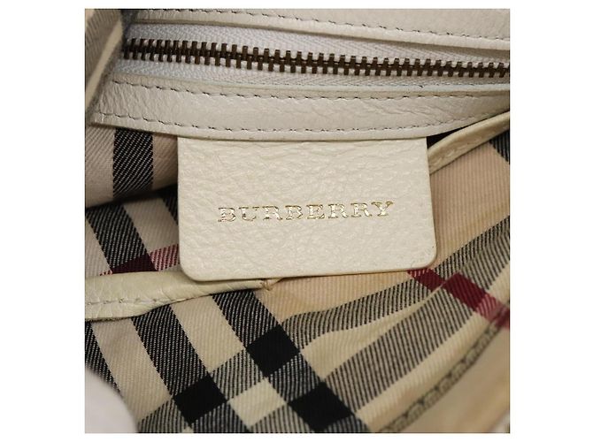 Burberry Vintage Leather Bianco - vista 7