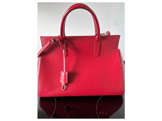 Borsa a mano Louis Vuitton Marly MM Epi Fucsia Fuschia - vista 2