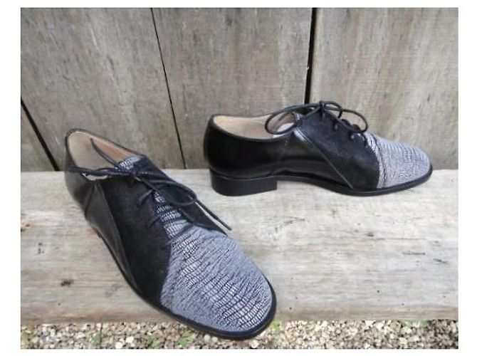 Autre Marque Derbies Accessoire Diffusion en cuir noir - vue 2
