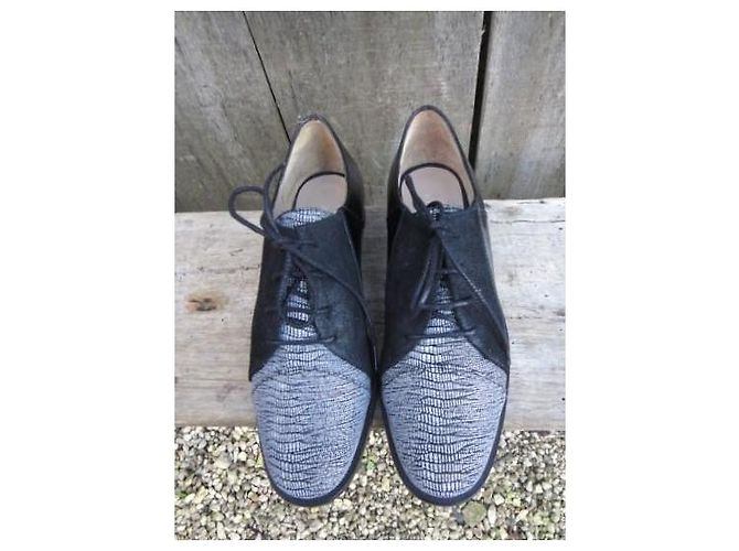 Autre Marque Derbies Accessoire Diffusion en cuir noir - vue 3