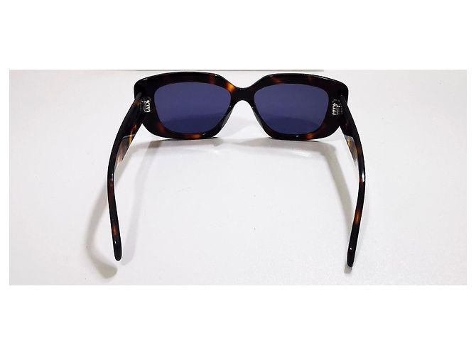 Gafas de sol rectangulares Céline Triomphe marrón carey - CL40216U 53A Castaño - vista 14