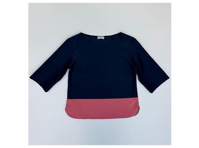 Conjunto de dos piezas Dries Van Noten Rosa Azul marino - vista 2