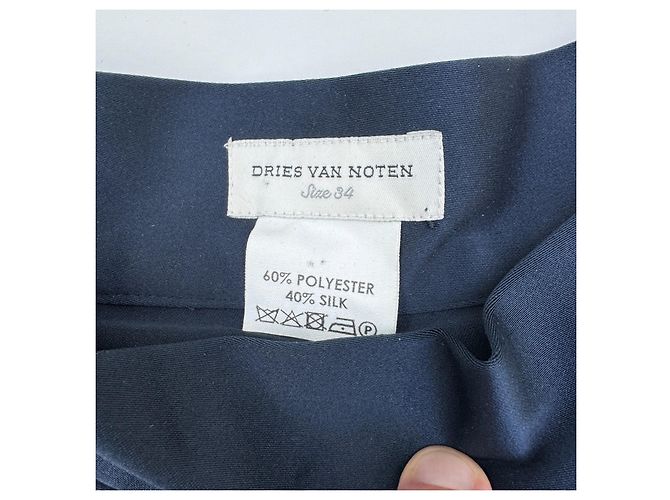 Conjunto de dos piezas Dries Van Noten Rosa Azul marino - vista 8
