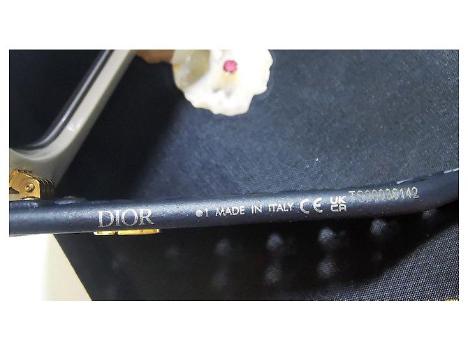 Christian Dior Occhiali da sole Dior Papillon bianchi e neri - VeryDior S1F 54A0 Nero Bianco - vista 19
