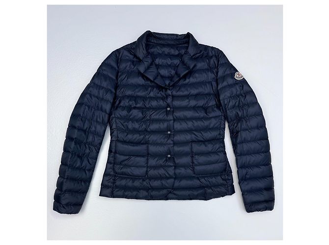 Moncler Leyla Giacca Imbottita Blu Navy - vista 2