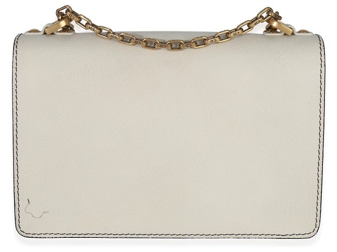 Borsa a tracolla J'Adior in pelle di vitello grana bianca Christian Dior - vista 2