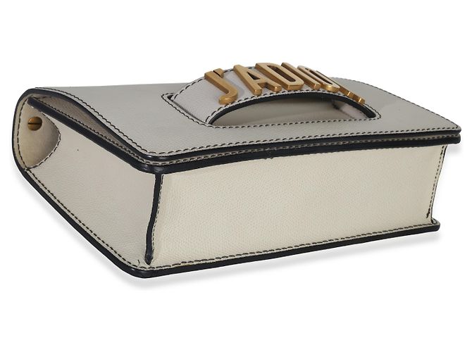 Borsa a tracolla J'Adior in pelle di vitello grana bianca Christian Dior - vista 7