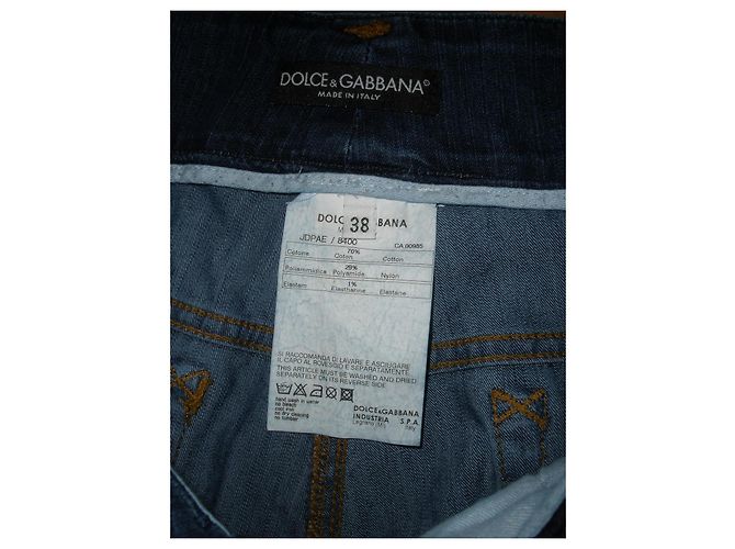 Vaqueros de algodón azules Dolce & Gabbana Talla 38 - vista 5