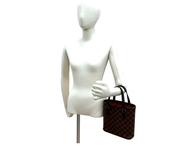 Borsa tote mini Vavin PM Damier vintage Louis Vuitton Marrone - vista 2