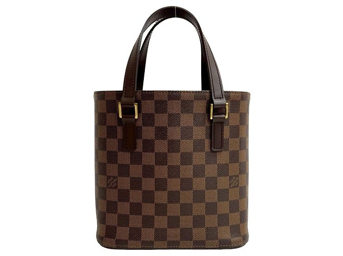 Borsa tote mini Vavin PM Damier vintage Louis Vuitton Marrone - vista 3