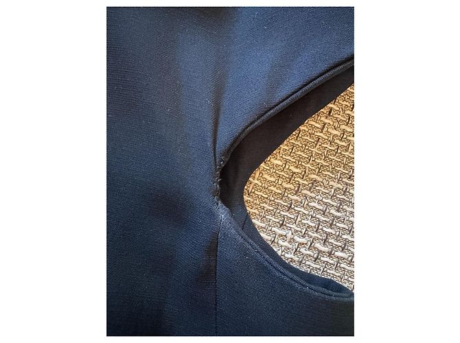 Christian Dior Kleid aus schwarzer Seide - Ansicht 15