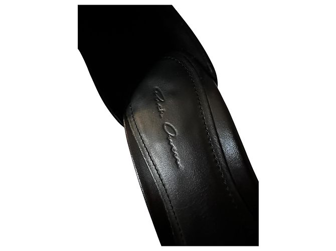 Sandali Rick Owens neri con tacco trasparente Nero - vista 6
