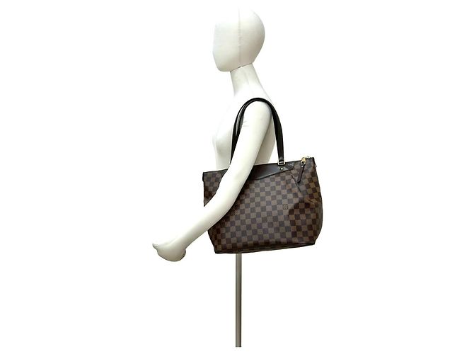 Louis Vuitton Westminster GM Damier Leder Tote Bag Braun - Ansicht 2