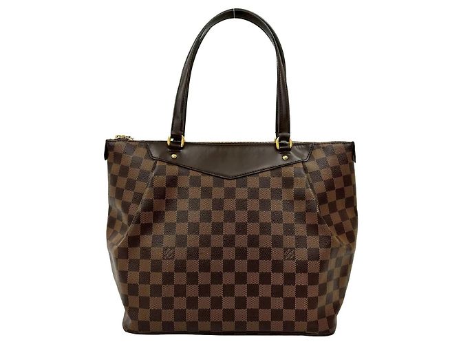Louis Vuitton Westminster GM Damier Leder Tote Bag Braun - Ansicht 3