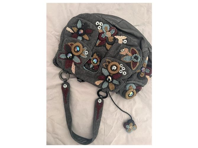 Jamin Puech Handtasche aus Wolle Mehrfarbig Mehrfarben - Ansicht 5
