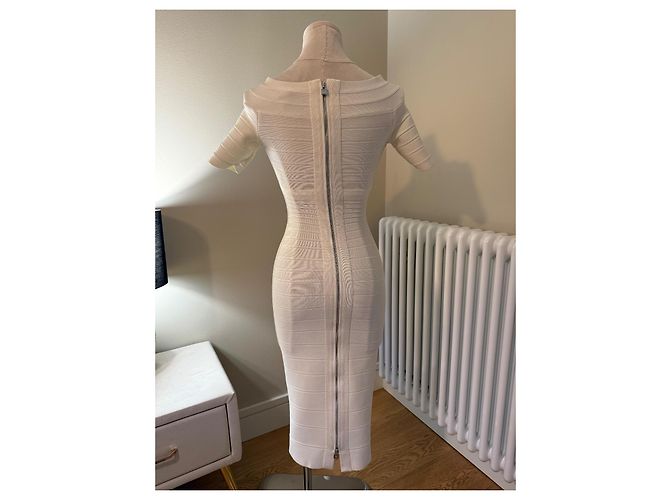 Herve Leger Kleid weiß - Ansicht 3