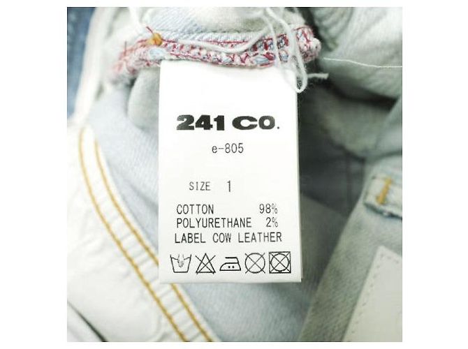 Autre Marque JEANS BIG BELLY RECTO Pantalones de Denim de Algodón Azul - vista 10