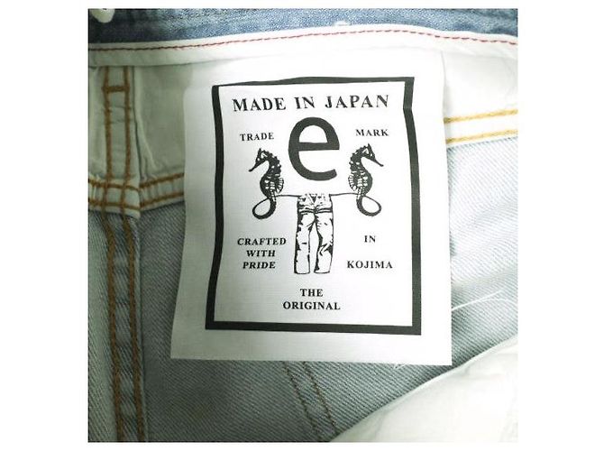 Autre Marque JEANS BIG BELLY RECTO Pantalones de Denim de Algodón Azul - vista 11
