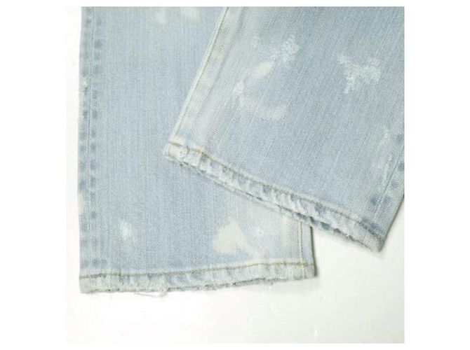 Autre Marque JEANS BIG BELLY RECTO Pantalones de Denim de Algodón Azul - vista 8