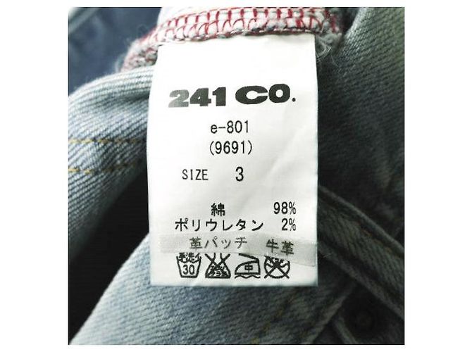 Autre Marque JEANS SEA HORSE SLIM Pantalones de mezclilla elásticos de algodón Azul - vista 12