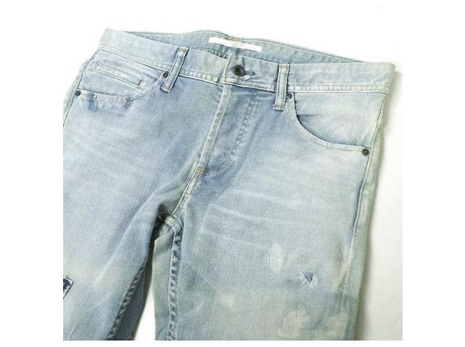 Autre Marque JEANS SEA HORSE SLIM Pantalones de mezclilla elásticos de algodón Azul - vista 5