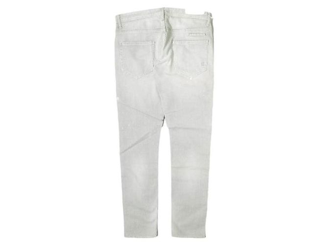 Autre Marque JEANS e-801G Pantalones de mezclilla ajustados de algodón Castaño - vista 2