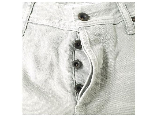 Autre Marque JEANS e-801G Pantalones de mezclilla ajustados de algodón Castaño - vista 5