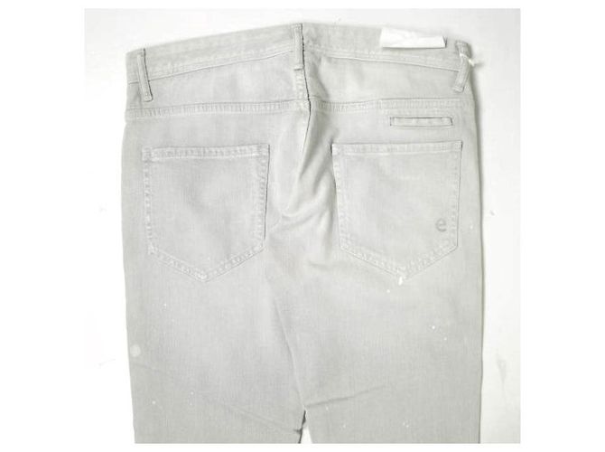 Autre Marque JEANS e-801G Pantalones de mezclilla ajustados de algodón Castaño - vista 7