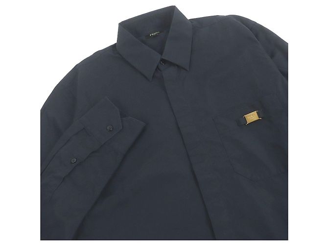 Camisa de algodón Fendi Negro - vista 2