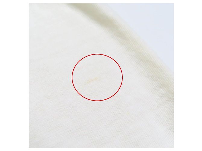 Camiseta de algodón Christian Dior Blanco Blanco roto - vista 10
