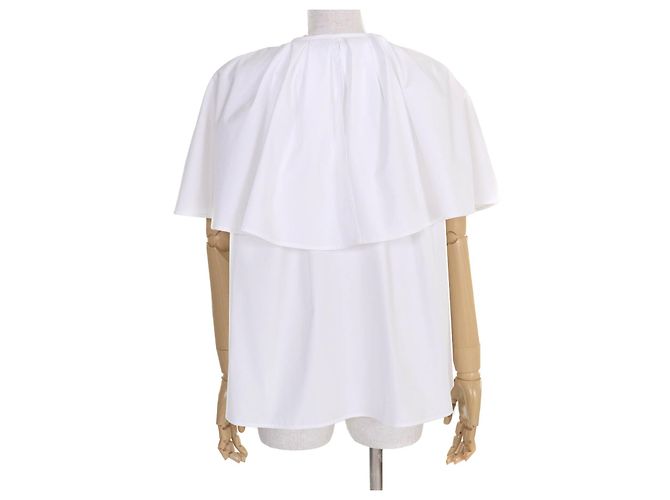 Autre Marque Blusa in cotone Tsuru di Mariko Oikawa Bianco - vista 3