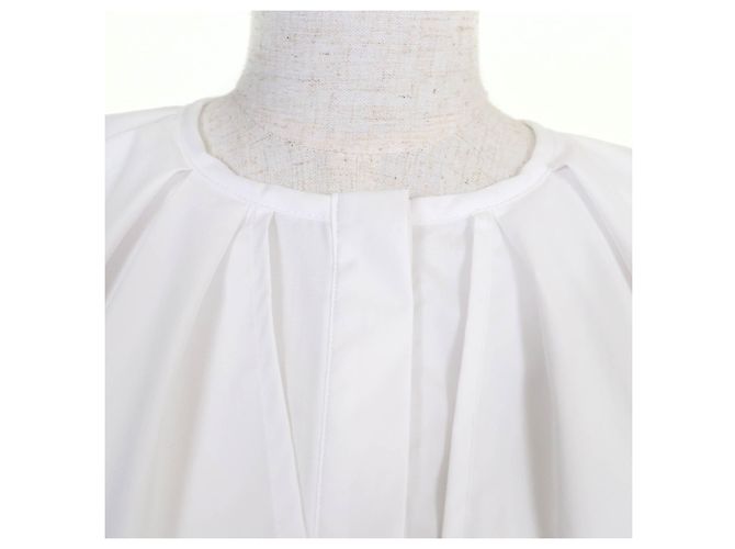Autre Marque Blusa in cotone Tsuru di Mariko Oikawa Bianco - vista 4