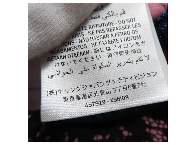Falda de algodón Gucci Sherry Line Negro - vista 11