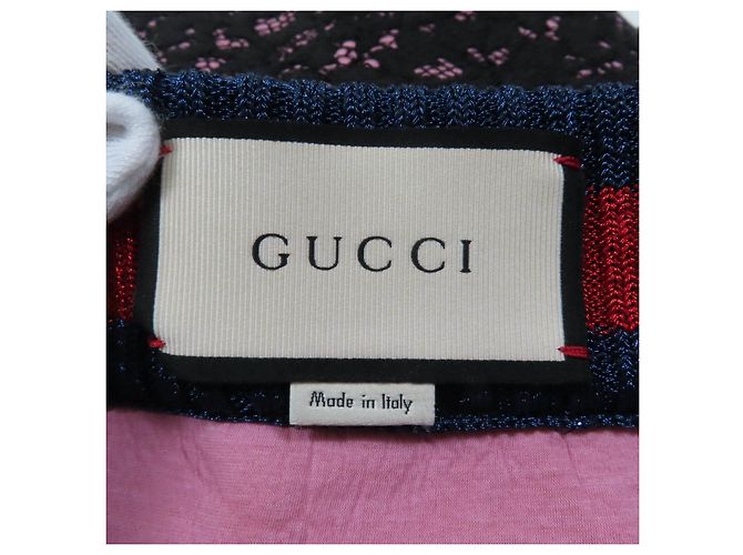 Falda de algodón Gucci Sherry Line Negro - vista 7