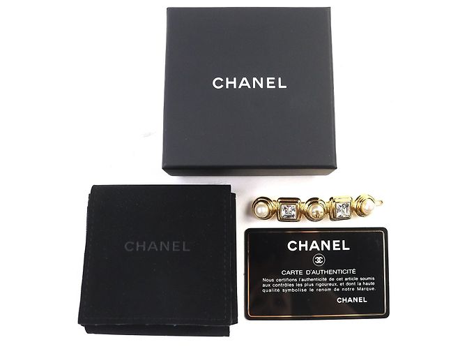 Timeless Fermaglio per capelli in perle COCO Mark di Chanel D'oro - vista 2