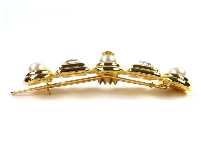 Timeless Fermaglio per capelli in perle COCO Mark di Chanel D'oro - vista 3