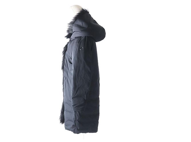 Abrigo de plumas de poliéster Moncler Negro - vista 2