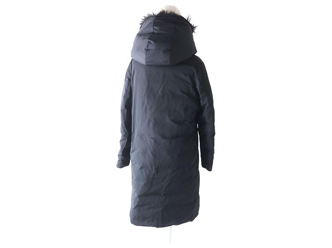 Abrigo de plumas de poliéster Moncler Negro - vista 3
