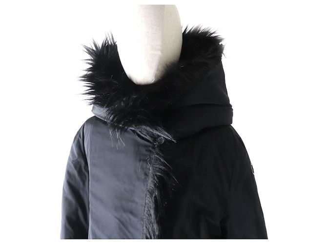 Abrigo de plumas de poliéster Moncler Negro - vista 4