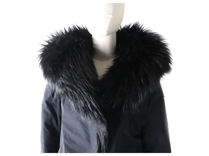 Abrigo de plumas de poliéster Moncler Negro - vista 5