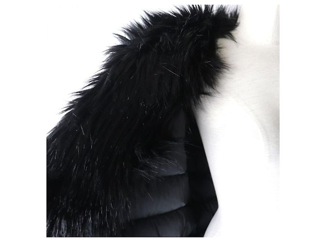 Abrigo de plumas de poliéster Moncler Negro - vista 6