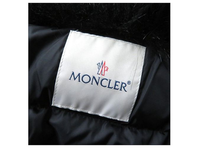 Abrigo de plumas de poliéster Moncler Negro - vista 8